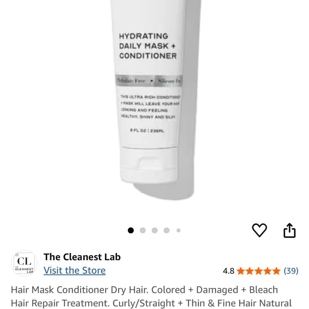 Hydrating Daily Mask + Conditioner - White